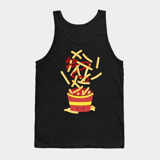 Extreme French Fry Making Tank Top by StrayKoi